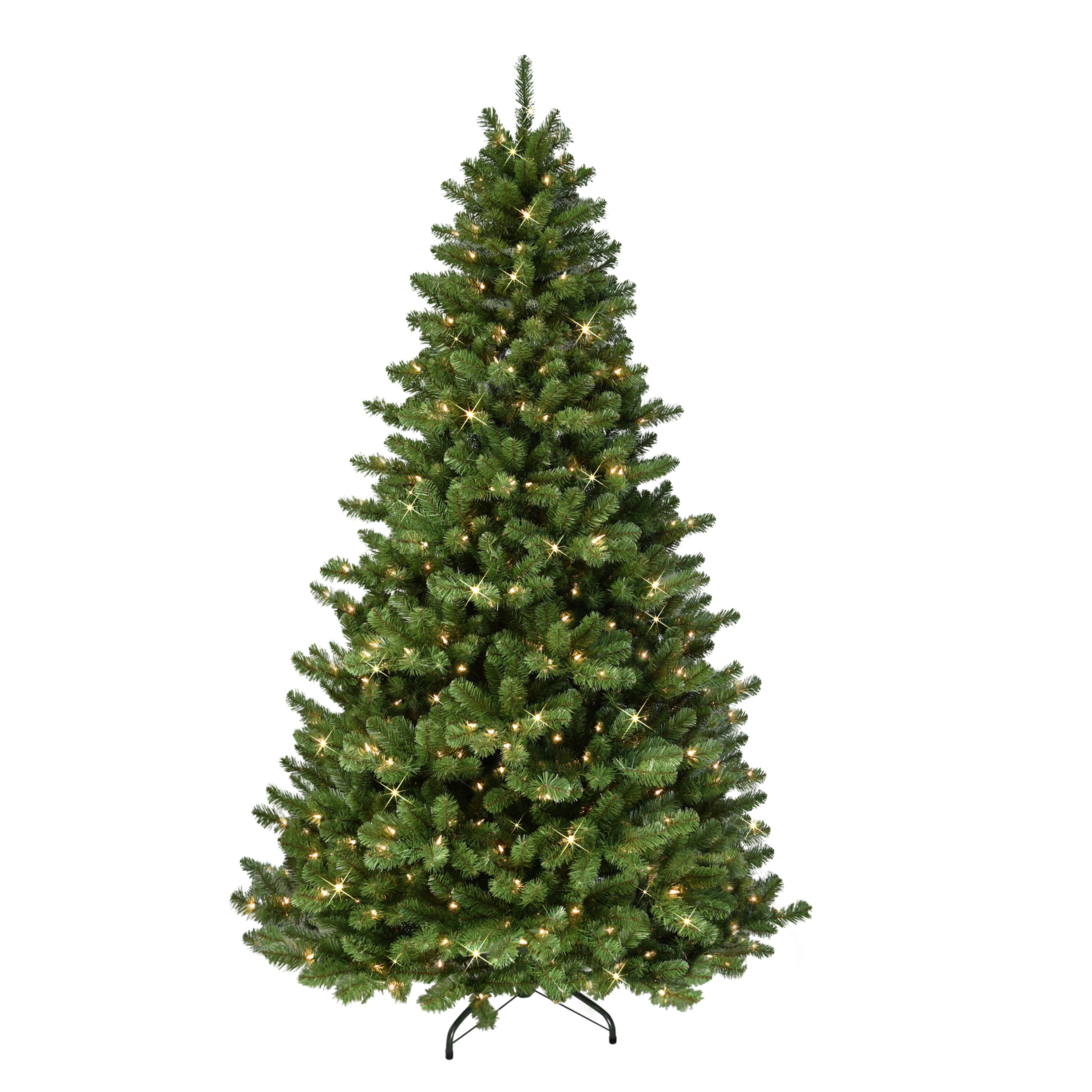 7.5 ft Pre-Lit Vermont Spruce Artificial Christmas Tree with Sure
