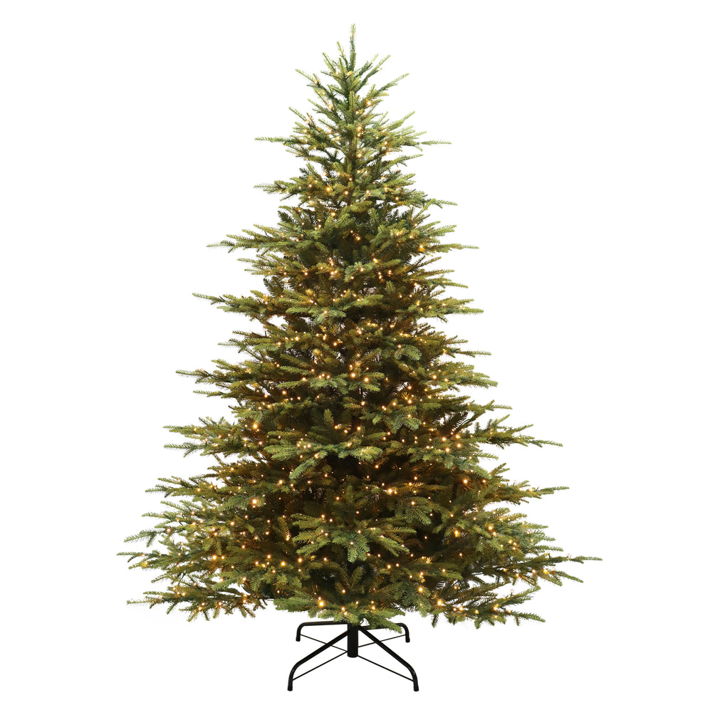 7.5' Pre-Lit Classic Alpine Tree | Puleo Christmas Trees – puleointl