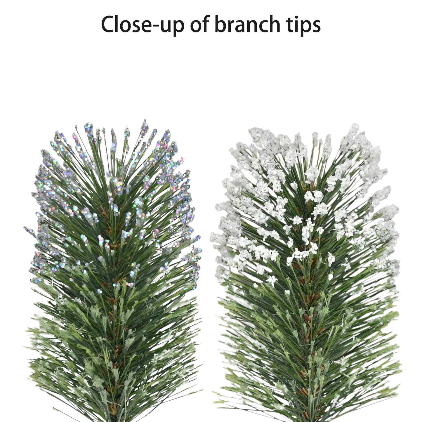 9 ft. x 10 in. Snowy Artificial Garland