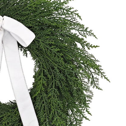 22" Cypress Wreath Wreath, 117 Branch Tips