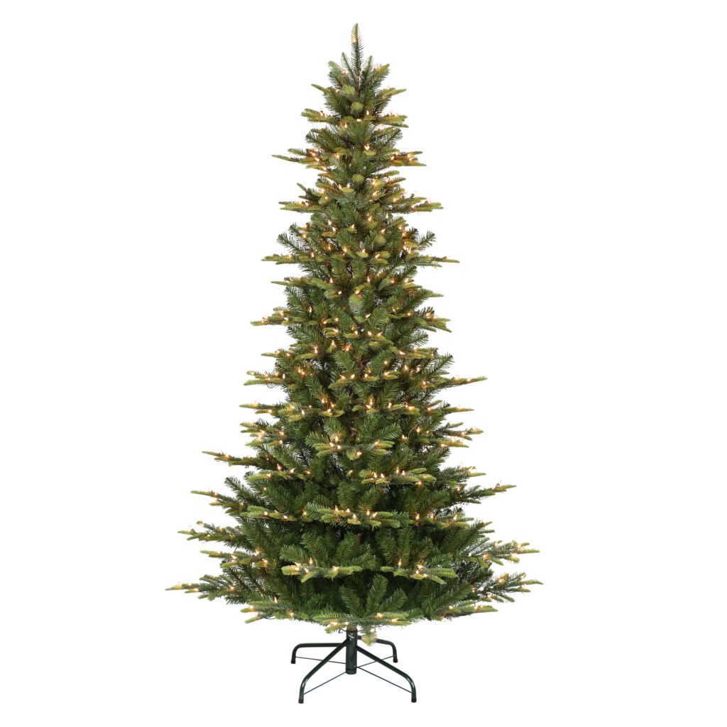 Slim Aspen Fir Trees – Pre-Lit – Puleo International